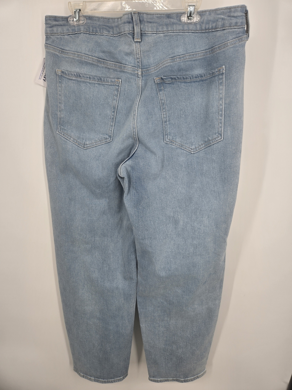 Old Navy Light Blue High Rise OG Loose Jeans Beaded Detail Size 16 NWT (6973) - Picture 6 of 8